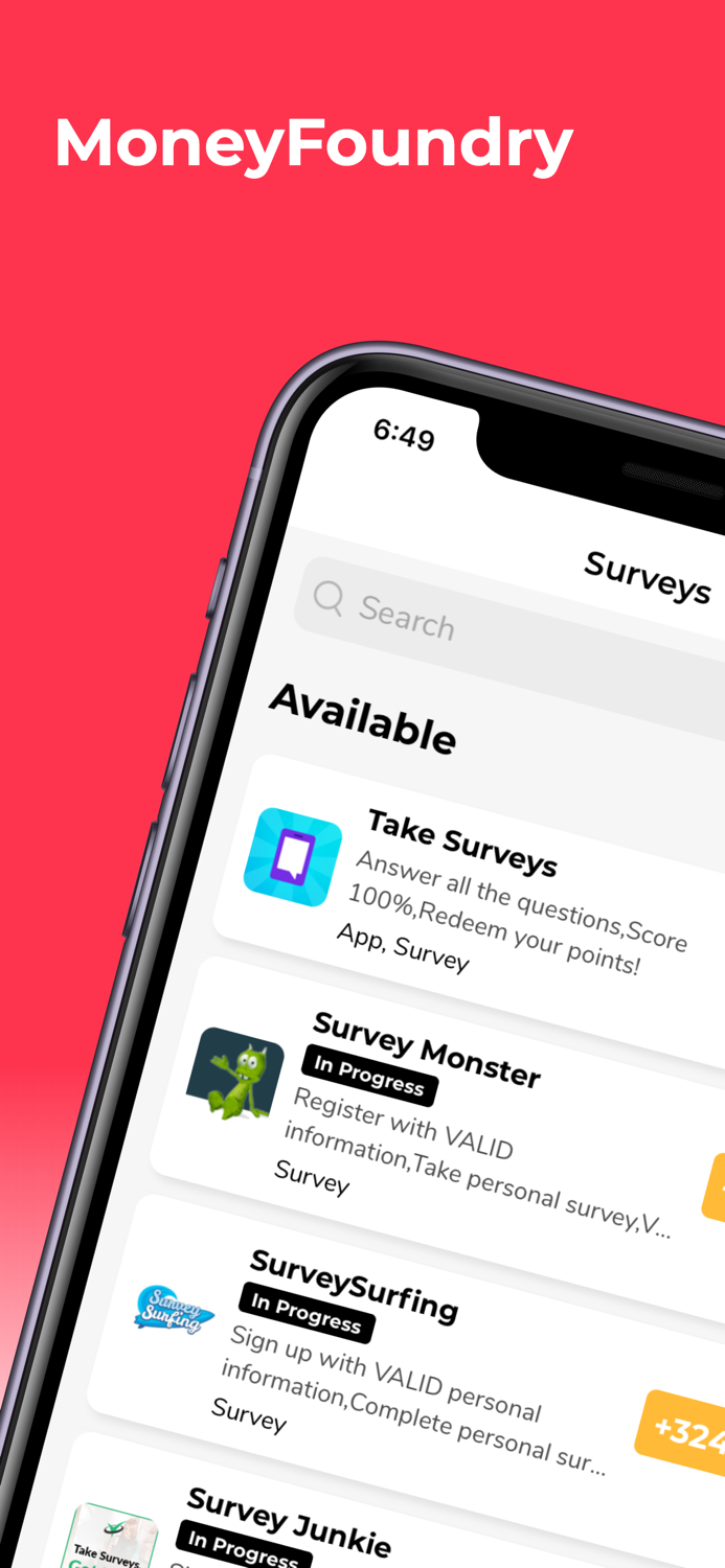 MoneyFoundry Surveys