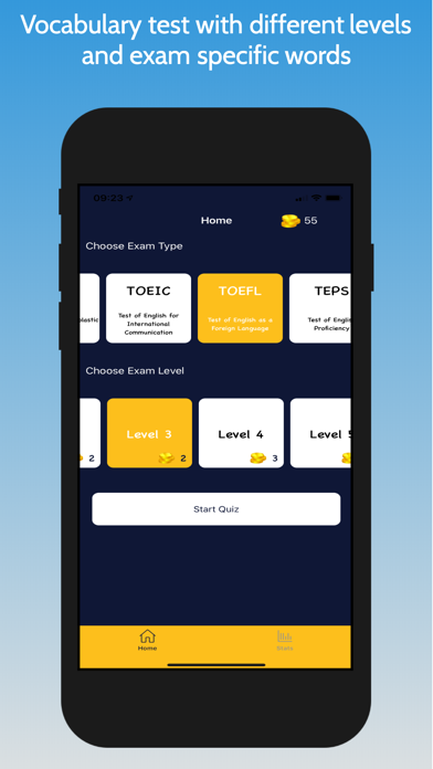 Word Quiz-Exams app screenshot