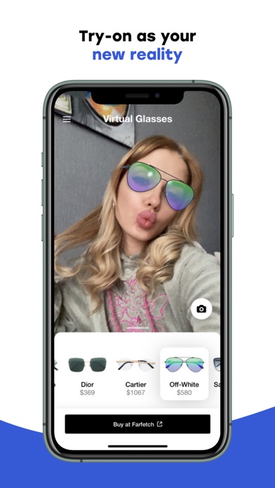 Screenshot #2 pour VirtualGlasses: Try On Eyewear