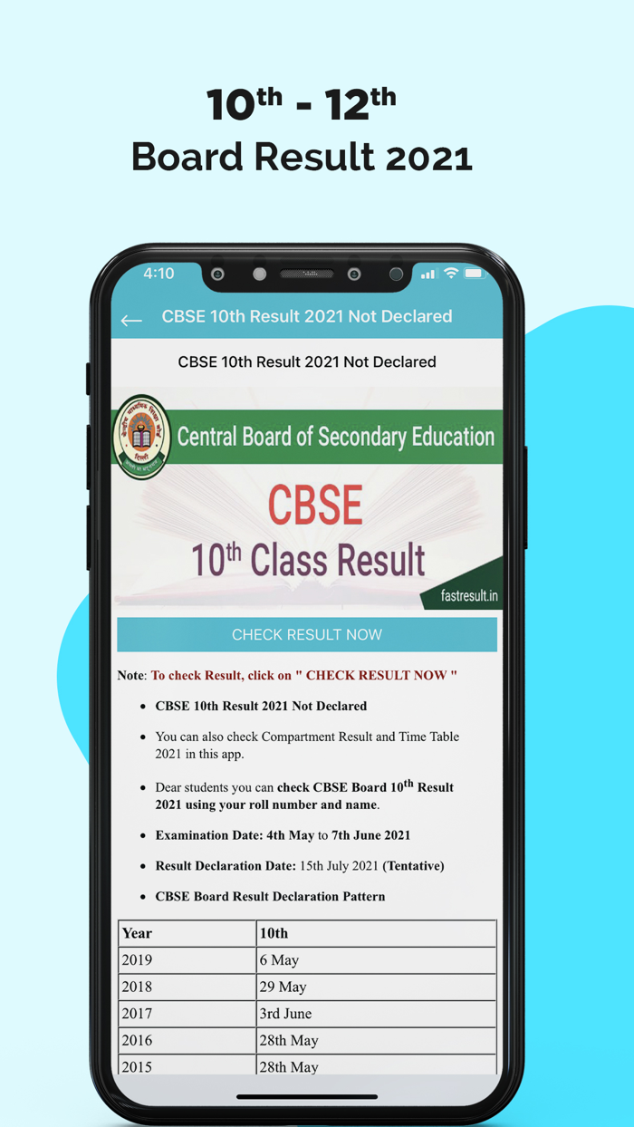 10th 12th Board Result 2021