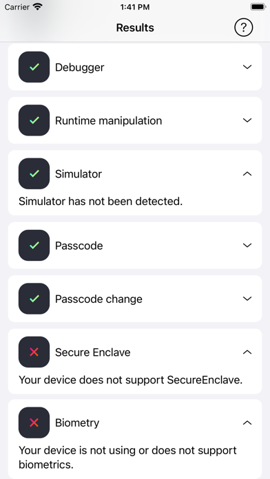 Talsec Mobile Security Screenshot