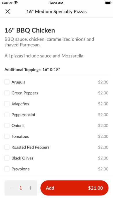 Zane's Italian Bistro Screenshot