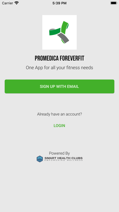 ProMedica ForeverFit Screenshot