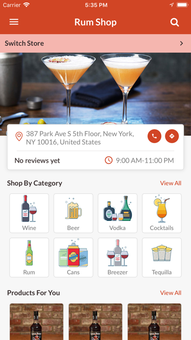 Eatance Liquor Screenshot