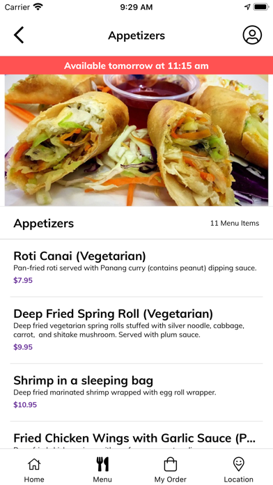 Sala Thai Restaurant Screenshot