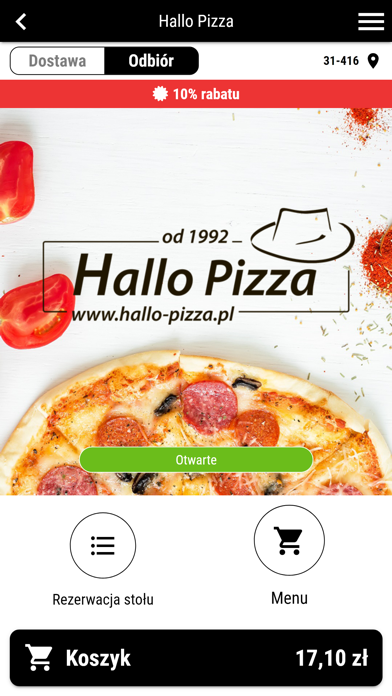 Hallo Pizza Screenshot