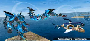 Captura de Pantalla 2 SharkMan Robot Transform Game iphone