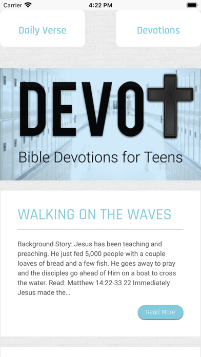 Bible Devotions for Teens Screenshot