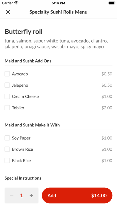 Kiku Japanese Steak House Screenshot