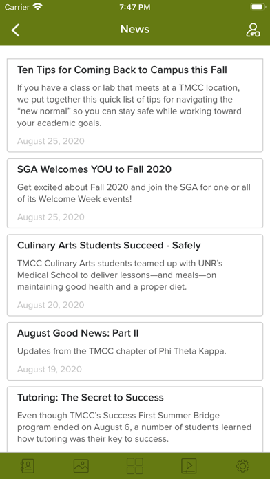 MyTMCC Screenshot