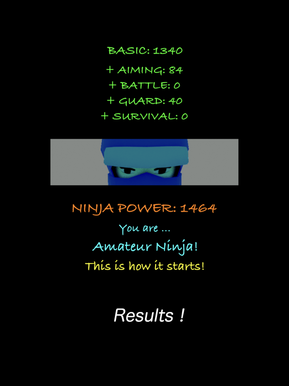 Screenshot #6 pour Ninja Power Test