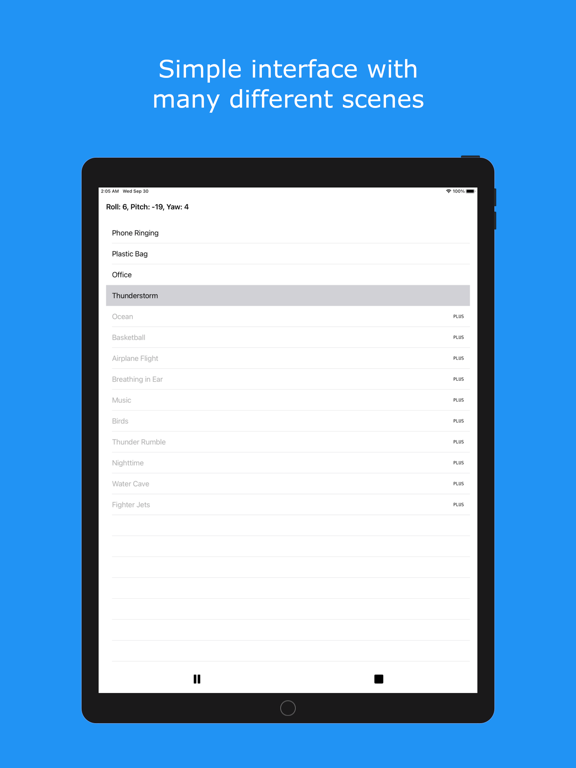 Spatial Scenes iPad screenshot 2 - Entertainment app