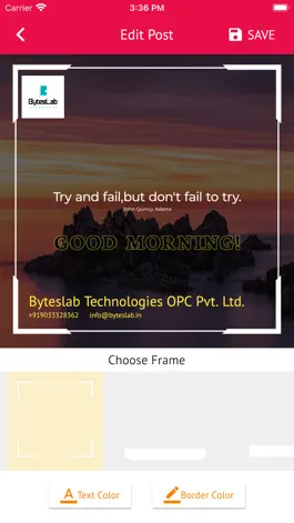 Game screenshot Biz Post Maker apk