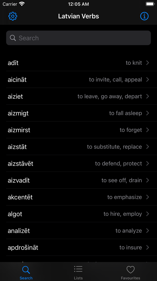 #5. Latvian Verbs (iOS) 由: DekSoft
