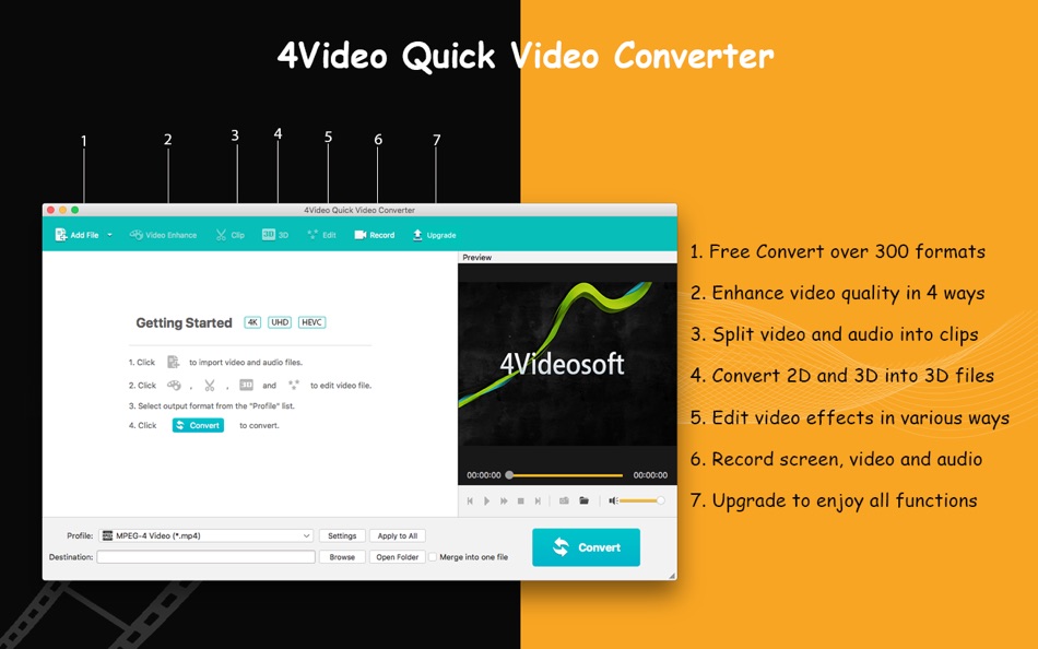 4Video Quick Video Converter - 5.2.35 - (macOS)