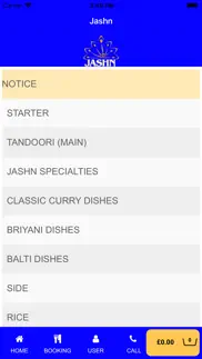 jashn restaurant iphone screenshot 1