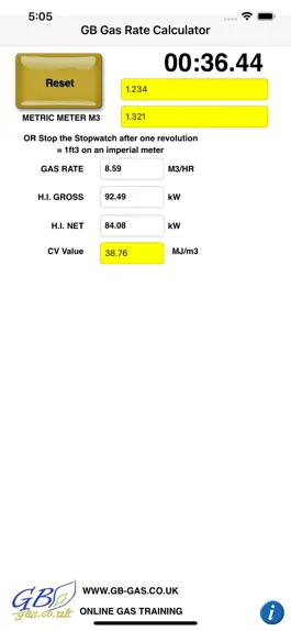 Game screenshot GB Gas Rate Calculator hack