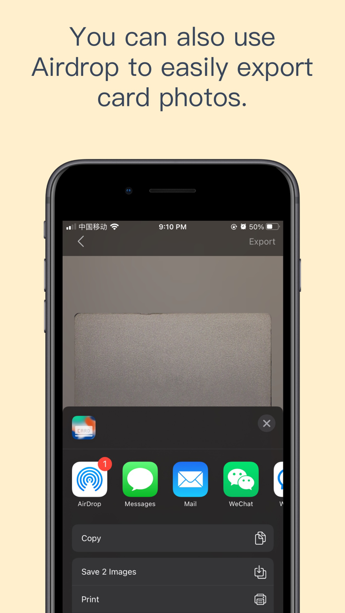 Cardpack - secure scanning app