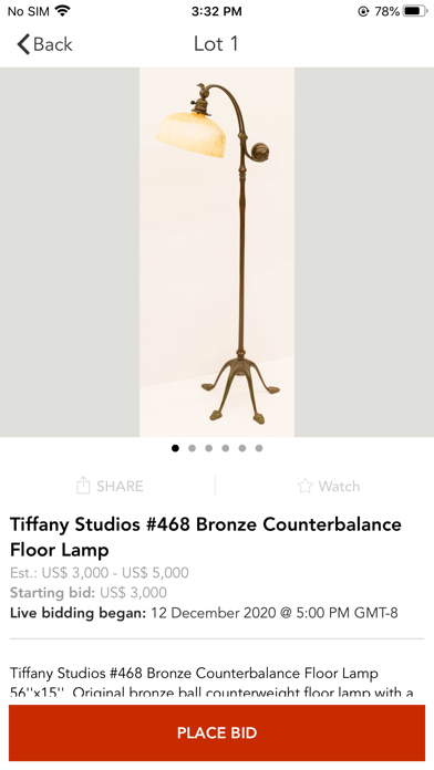 MBA Seattle Auction Screenshot