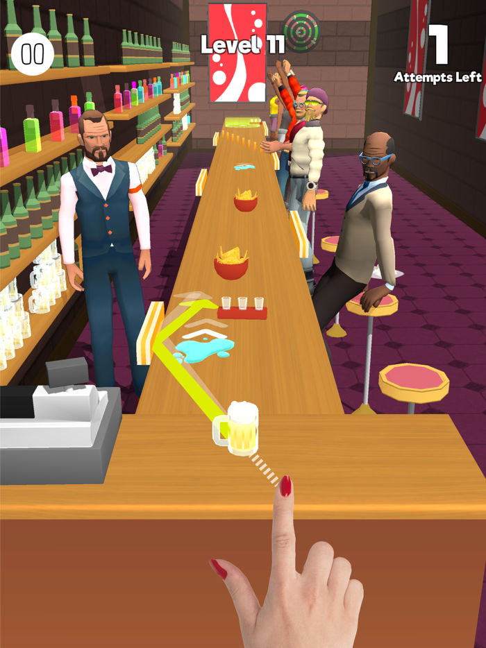 Bartender  Slide Drinks