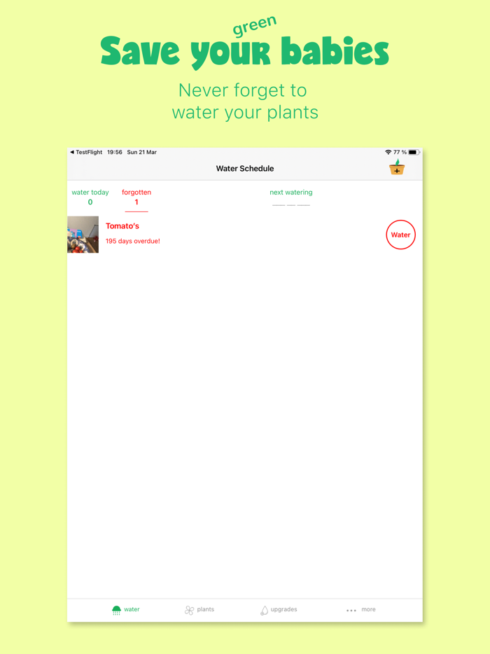 Happy Plant - No Water Thirst