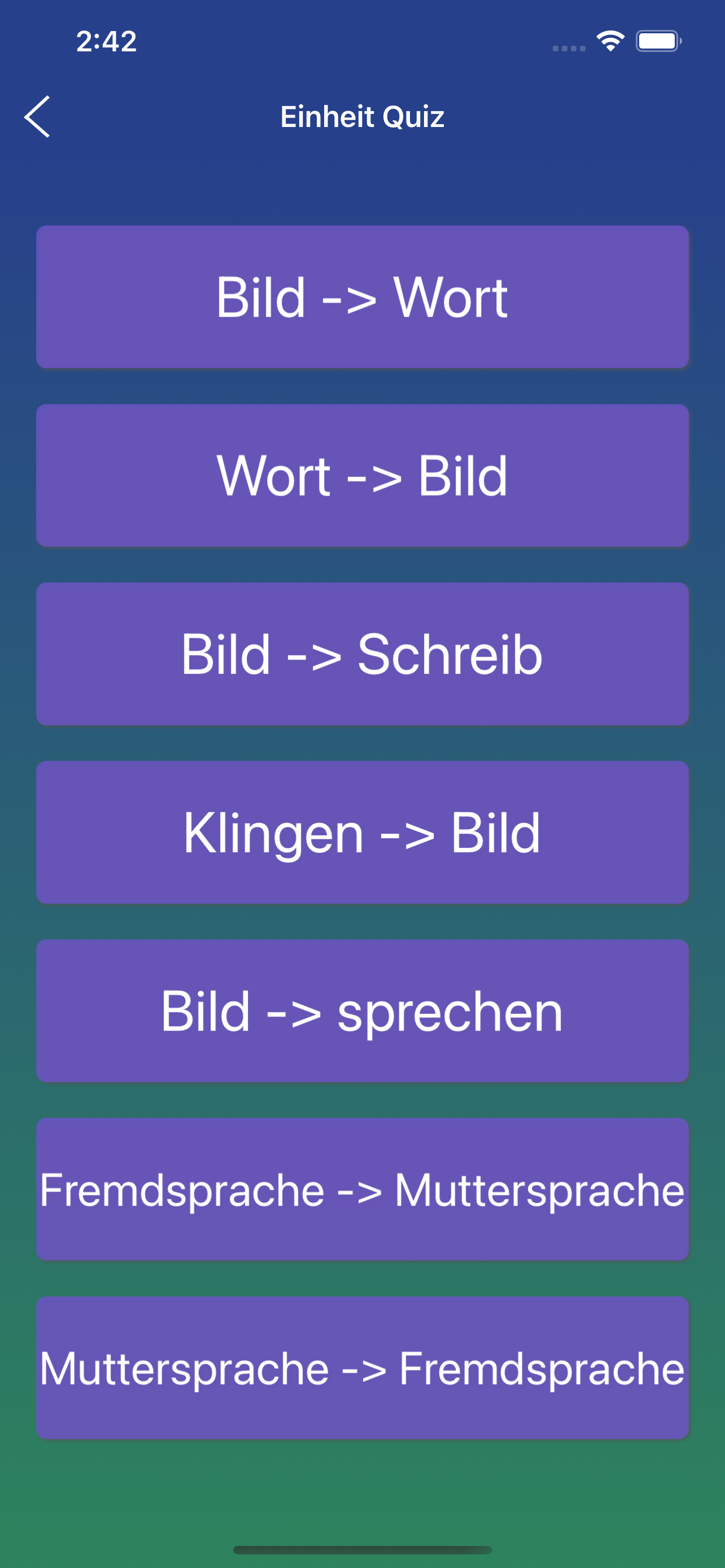 Portugiesisch Wort Flashcard