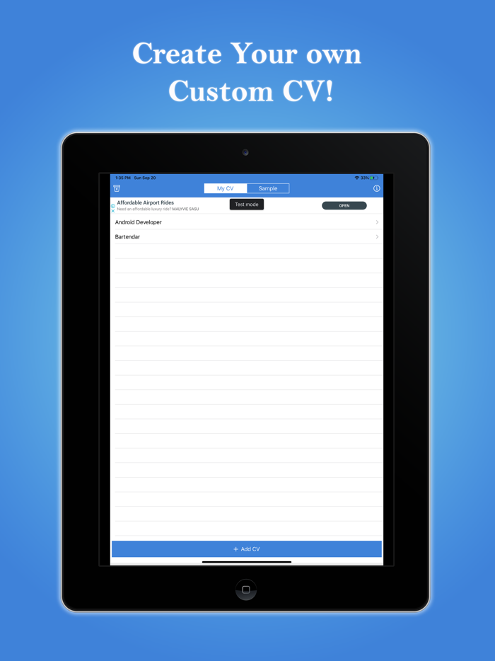 Quick Resume Builder–CV Maker