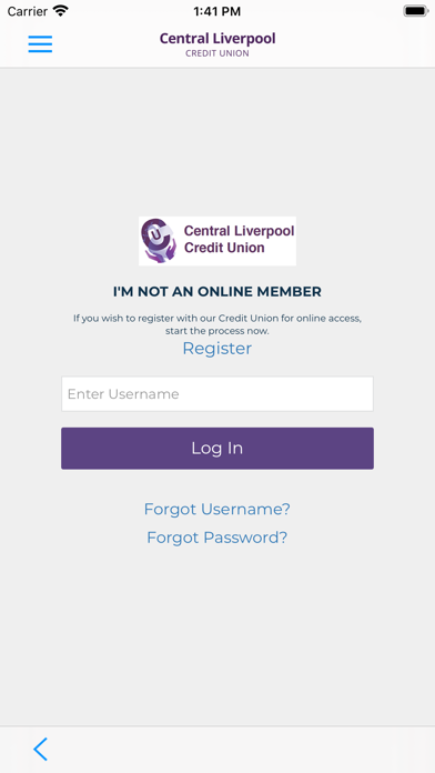 Central Liverpool Credit Union Screenshot