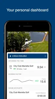 city club marietta golf iphone screenshot 2