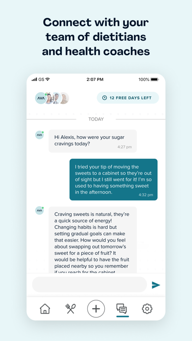 AVA - Nutrition Coach Screenshot