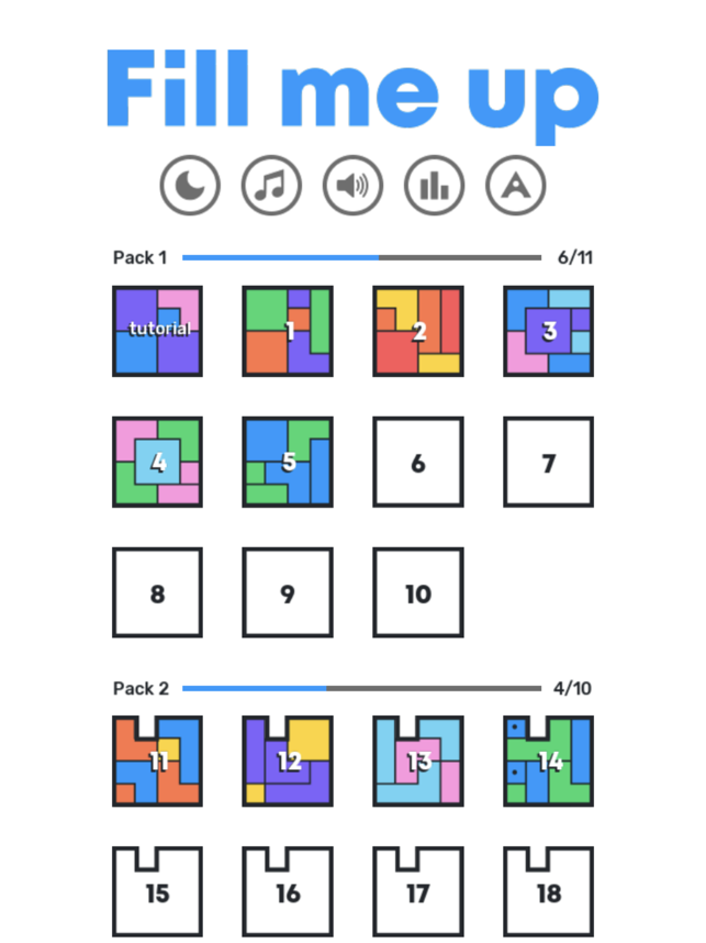 Täytä minut - Block Brain Game! Kuvakaappaus