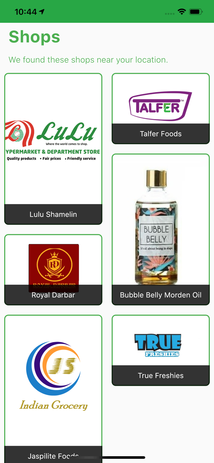 Minimart Grocery Shopping App