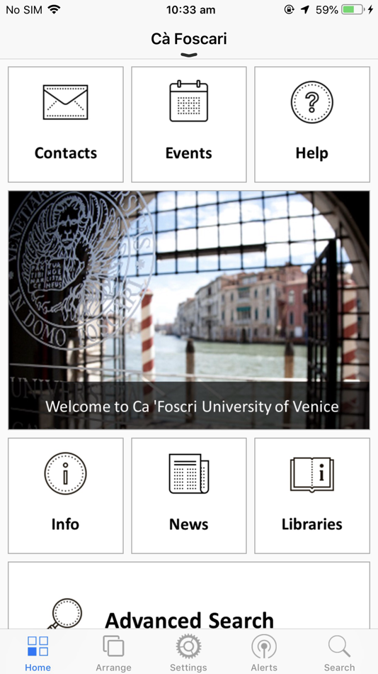 #1. CerCa' Foscari Library System (iOS) Podle: Ex Libris LTD