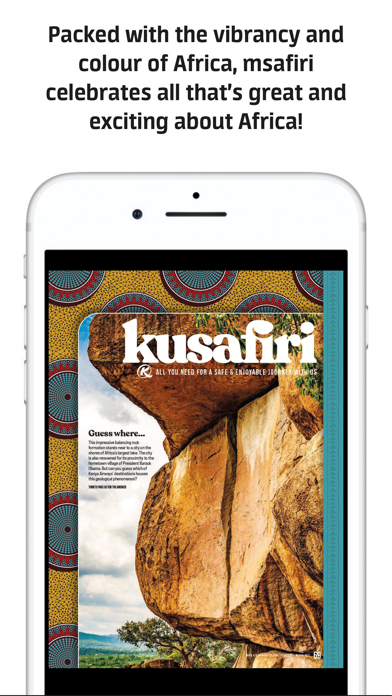 MSAFIRI Kenya Airways Magazine Screenshot