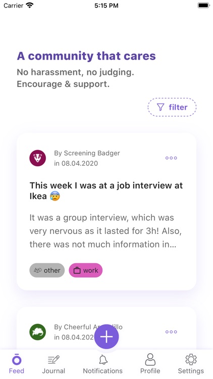 Oyama: Anonymous Peer-Support screenshot-5