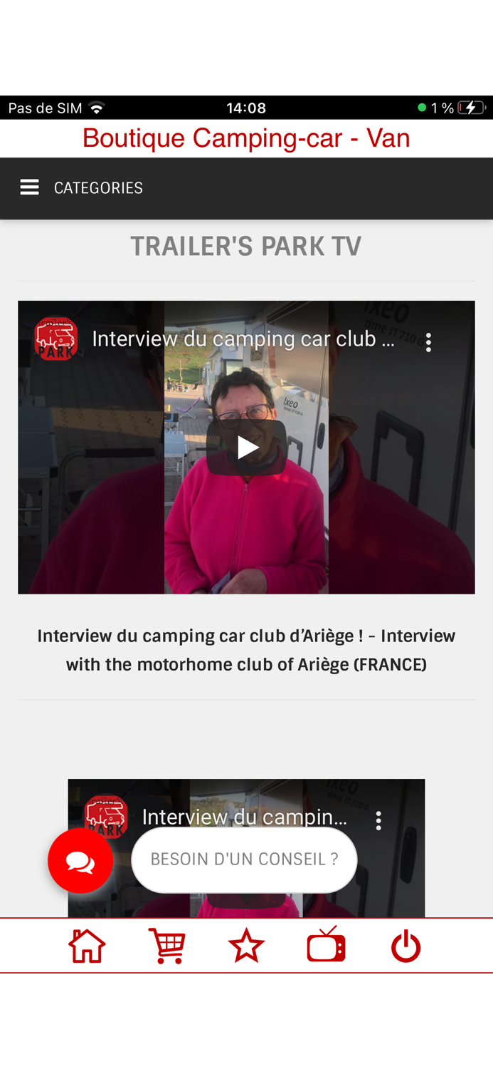 Boutique Camping car Van