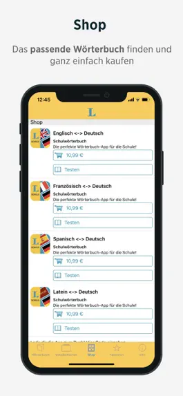 Game screenshot Schulwörterbuch Box apk