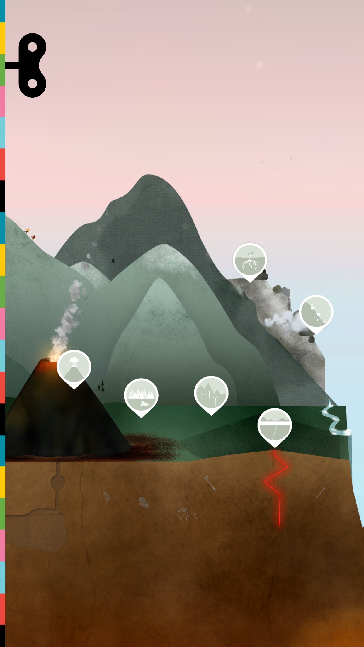 Screenshot do app A Terra por Tinybop