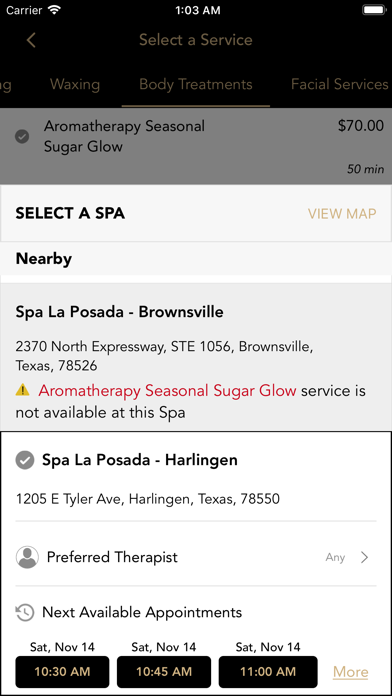 Spa La Posada Screenshot
