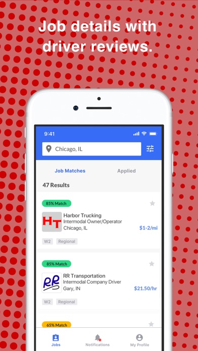 DriveMatch: Truck Driving Jobs Screenshot