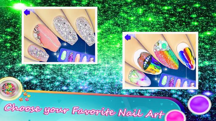 Fashion Nail Art Salon Games