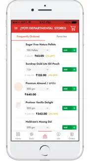 jyoti departmental stores iphone screenshot 2