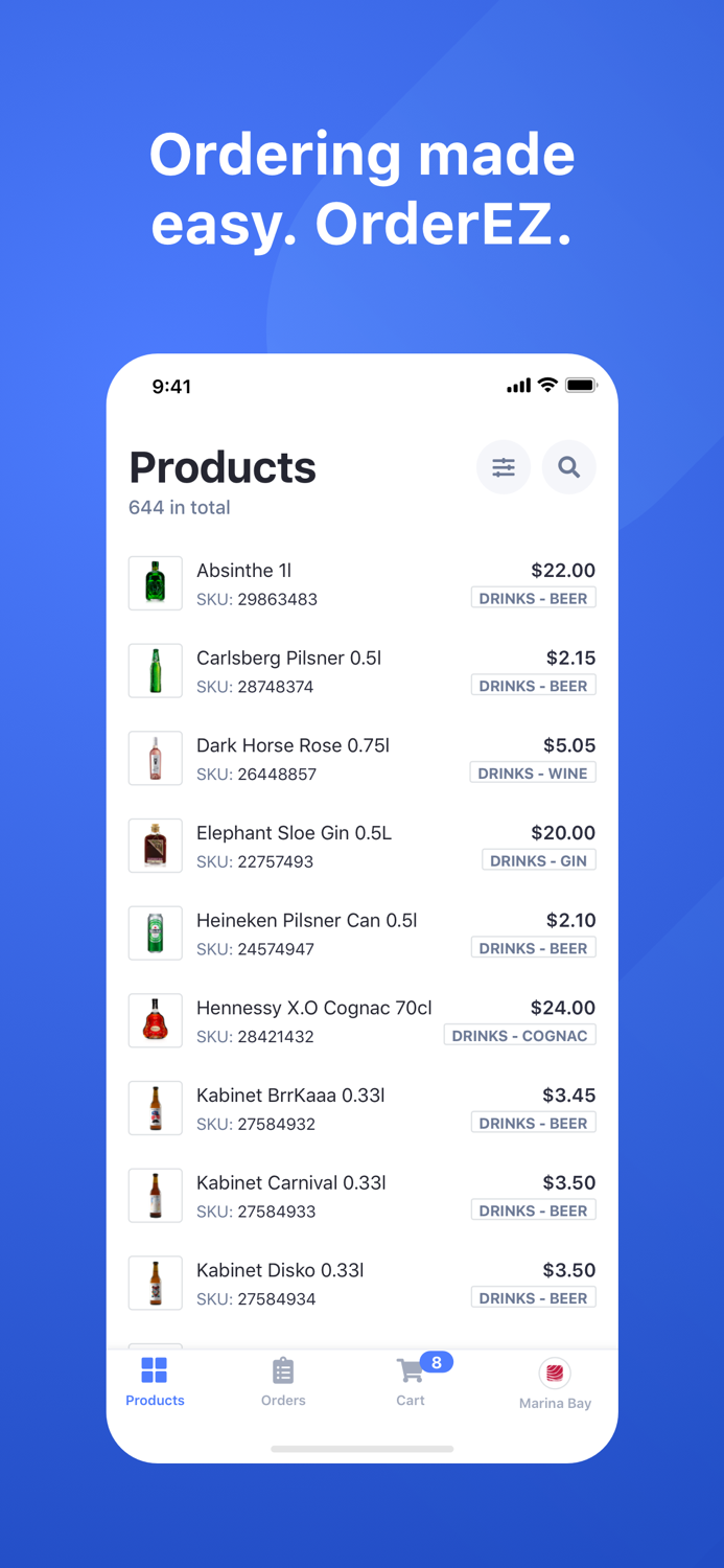 OrderEZ - Ordering Made Easy