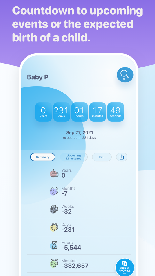 #7. Life Tally: Count Every Second (iOS) 由: Matthew Parrott