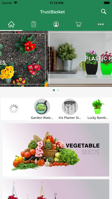 TrustBasket-Gardening products Screenshot