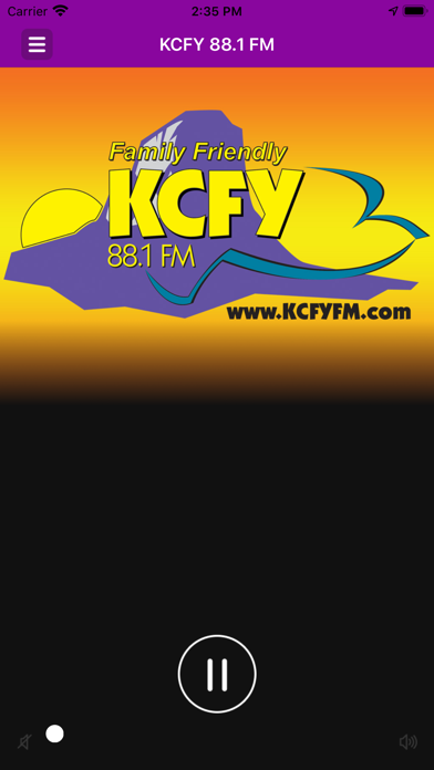KCFY 88.1 FM Screenshot