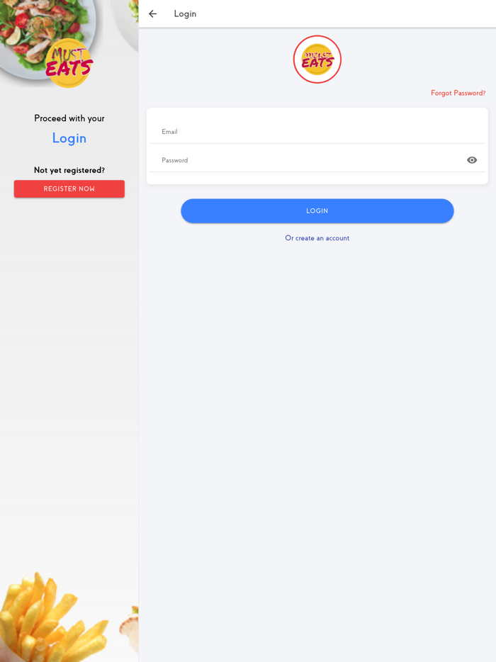 Musteats Customer App