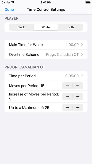 Game Clock (Chess, Go, Shogi) Screenshot