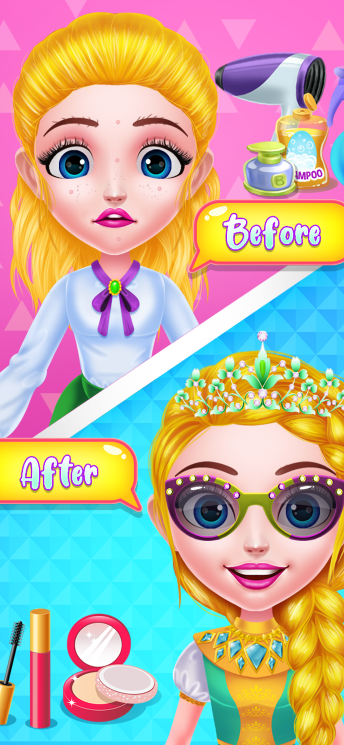 Girl At Hair Beauty Salon