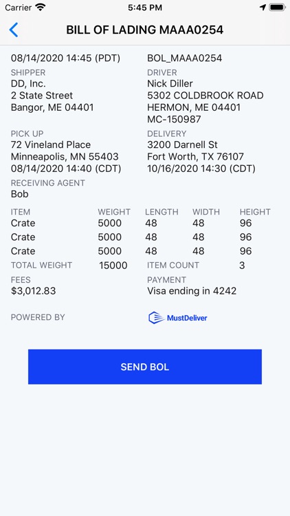 MustDeliver Driver screenshot-5